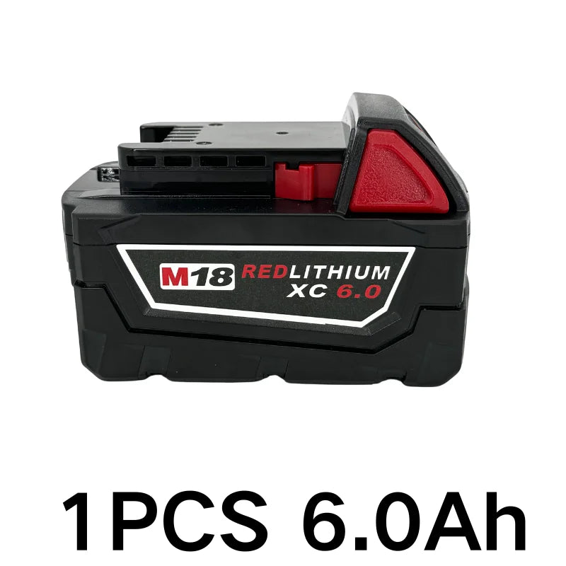 For Milwaukee M18 9000mAh 18V Li-ion Replacement Battery M18B12 For Milwaukee 18V Tool 9.0Ah Rechargeable Battery 6A Charger
