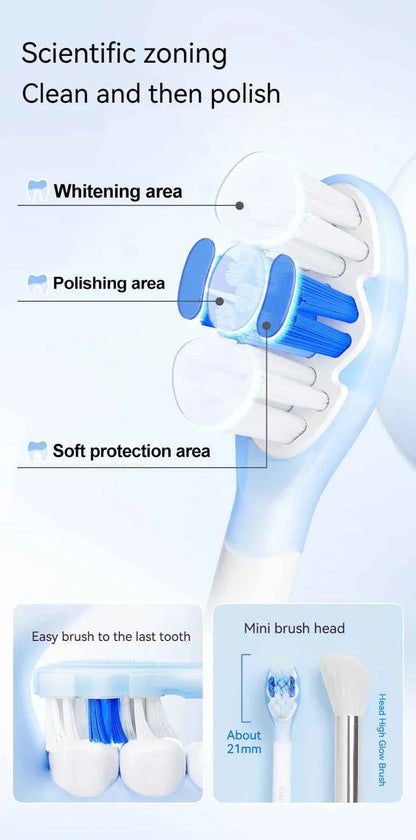 SOOCAS X3S Sonic Electric Toothbrush 180 Days Battery Life Smart Ultrasonic Tooth Brush Cleaner Adult Automatic IPX8 Waterproof