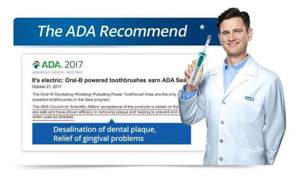 Oral B D12 Vitality Electric Toothbrush Rechargeable Sonic Tooth Brush Soft Bristle Inductive Charging Remove Plaque for Adult