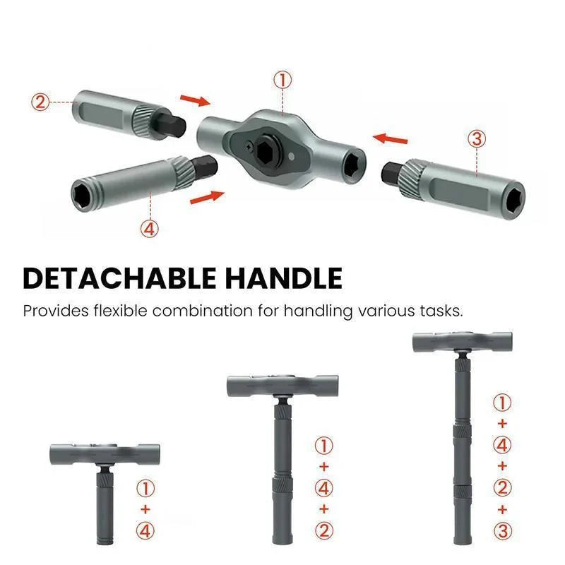 24 in 1 Magnetic Screwdriver Set DIY Multifunction Ratchet Screwdriver Multi Bits Mini Repair Tool Kit for Furniture Computer