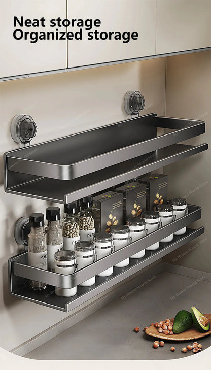 Shower Suction Cup Shelf Storage Shelf Home Organizer Shelf Holder Bathroom Organizer Suction Cup Wall Mounted Storage Rack