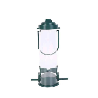 Pet Bird Feeder Food Dispenser Outdoor Hanging Multiple Holes Bird Feeder Small Bird Automatic Foot Feeding Tool Bird Supplies