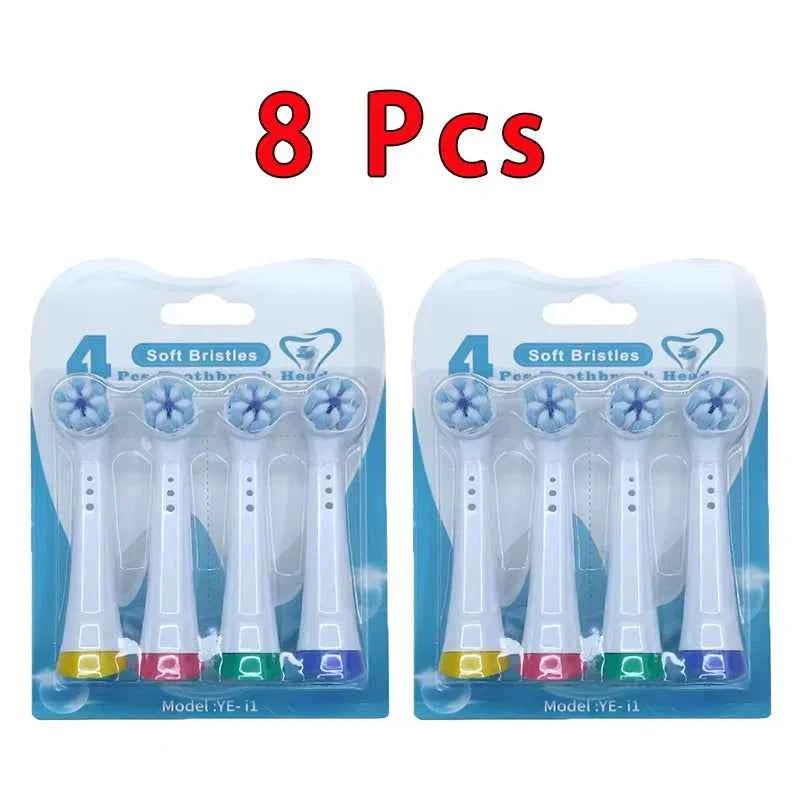 4 Pcs 8 Pcs Toothbrush head Suitable For Oral  B Io Series electric toothbrush Brush Head Precision Clean oral B toothbrush head