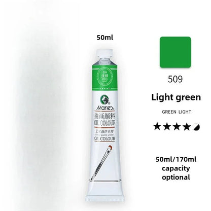 Maries Oil Paint 50ML Oil Painting Art Creation Pigment Large Oil Paint Paint Single Commonly Used 24 Colors