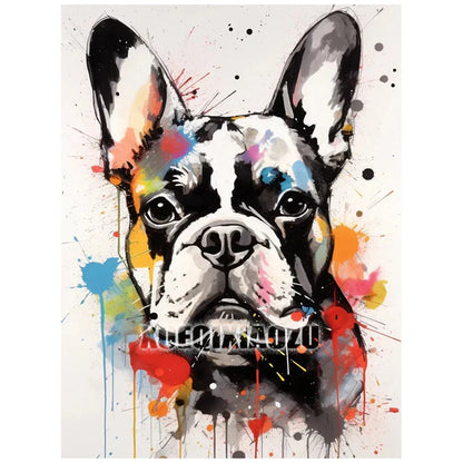 Animal Diamond Painting Graffiti Rhinestone Embroidery Dog Mosaic Cross Stitch Children Gift Art Handmade Home Decoration