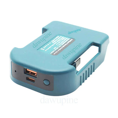 Li-ion Battery Parts Adapter For DEWALT 20V DCB200 For Makita 18V BL1830 Lithium Batteries Case Type C USB Power Bank Charger