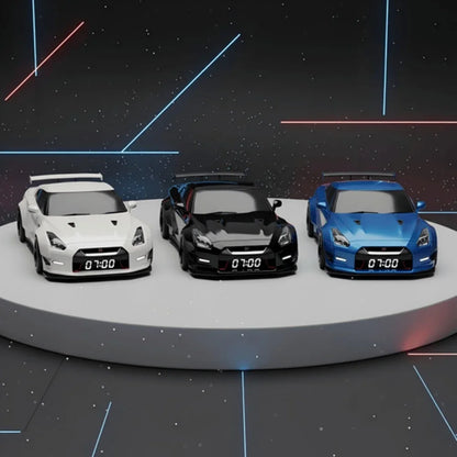 Lenovo New Hypercar-shaped Novelty Alarm Clock Realistic Engine Light Effects Portable Creative Desk Decor For Perfect Gift