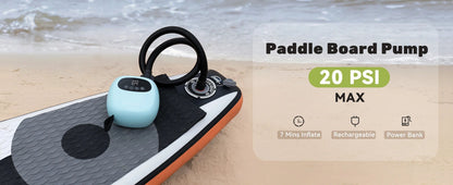 dwndpump Electric 20PSI SUP Pump 38.48Wh Battery Paddle Board Inflation Deflation for Kayak Boat Surfing Board Stand Up Paddle