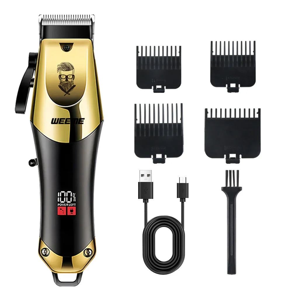 Adjustable Hair Trimmer T9 Vintage Hair Clipper Electric Beard Trimmer Hair Length Adjustable Haircut Machine Kit Boyfriend Gift