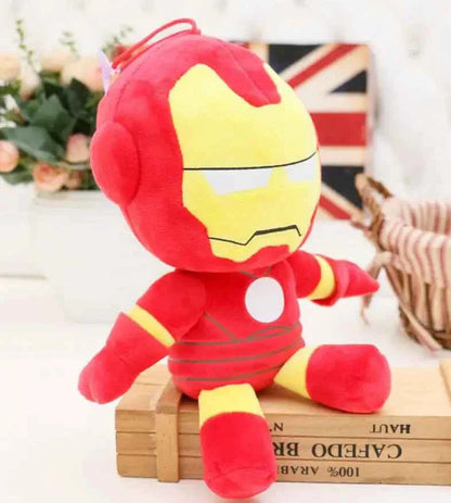 Disney Movie 28cm Marvel Avengers Hero Plush Doll Spiderman Spider-man Ironman Captain America Soft Stuffed Toys For Kids