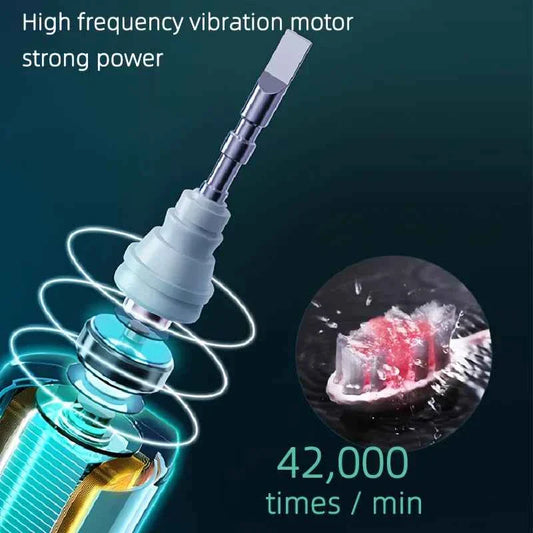 Electric Toothbrush Rotary Cleaning Teeth Brush Waterproof Electronic Tooth Brush With Timer USB Rechargeable Toothbrush 10 head