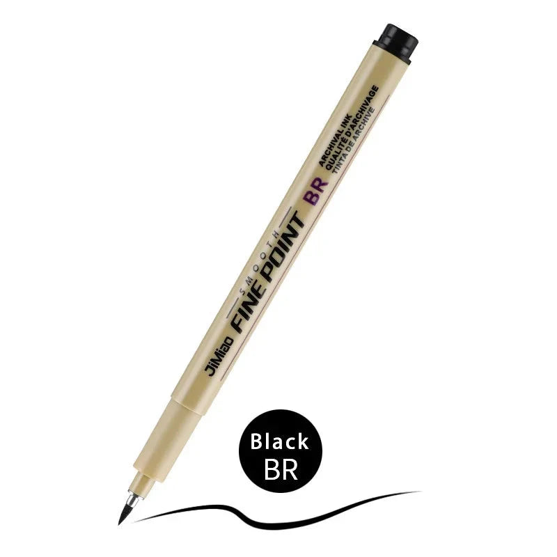 Line Drawing Pen Art Pigment Ink Drawing Waterproof Art Architecture School Supplies Paint Brushes Pinceles Painting Supplies