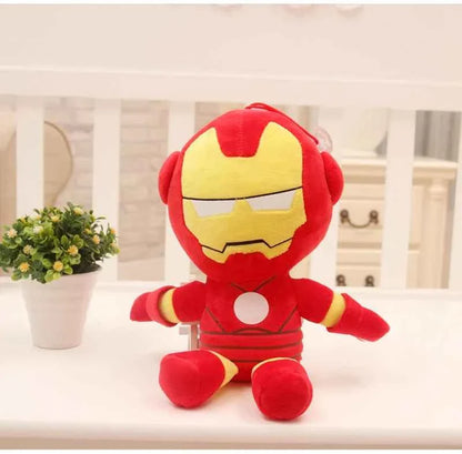 Disney Movie 28cm Marvel Avengers Hero Plush Doll Spiderman Spider-man Ironman Captain America Soft Stuffed Toys For Kids