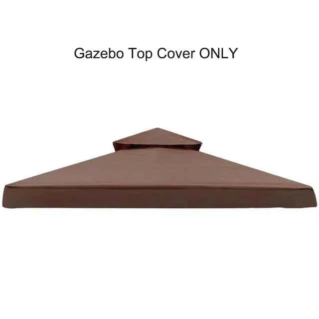 Grill Gazebo Replacement Canopy Roof, Outdoor BBQ Gazebo Top, Double Tiered Shelter Cover Roof ,for Yard Patio Garden Sunshade