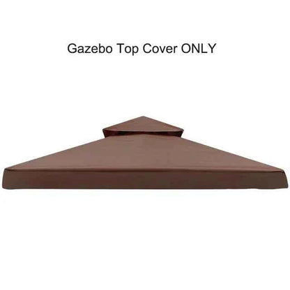 Grill Gazebo Replacement Canopy Roof, Outdoor BBQ Gazebo Top, Double Tiered Shelter Cover Roof ,for Yard Patio Garden Sunshade