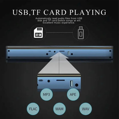 BS-28B High Quality Bluetooth Speaker High Power Wallmounted Wireless 40w Sound Bar Stereo Home Theater TV Strong Bass Sound Bar
