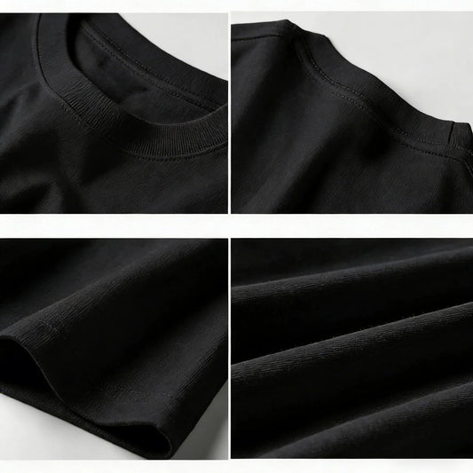 Summer Men's and Women's High-end Cotton Short-sleeved T-shirts - Fashionable and Trendy American Streetwear Best-selling Shirts