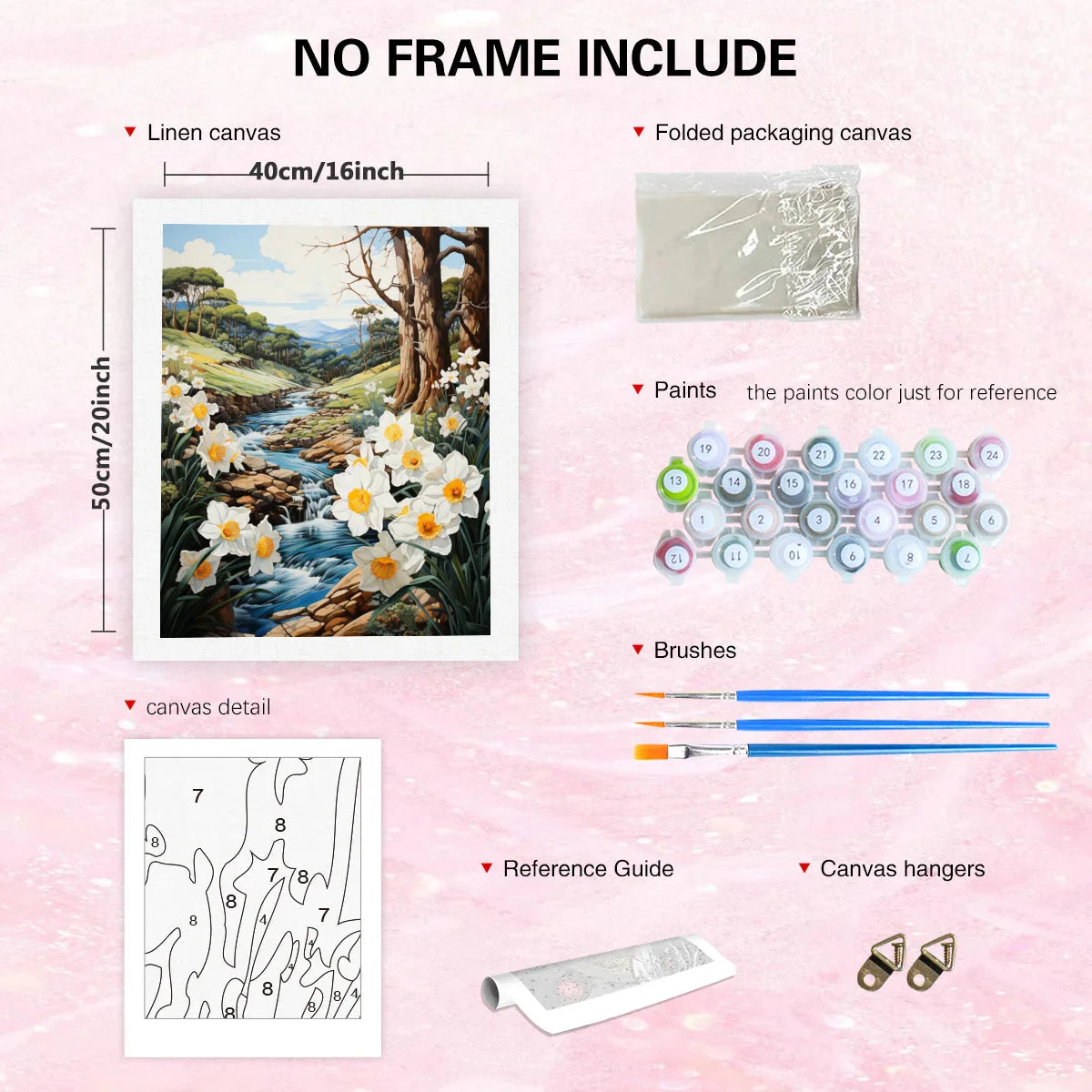 RUOPOTY Paint By Number Kit On Canvas For Adults Scenery Oil Acrylic Painting Home Decoration Gifts
