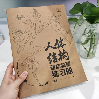Art Supplies Painting Book Hand Painted Tutorial Books Art Copy Practice Book Line Draft Practice Books Art Tracing Sketch