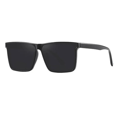 Men's Sunglasses For Uv Protection While Driving. 2025 New Style Square Frame Fashionable Sunglasses 2050