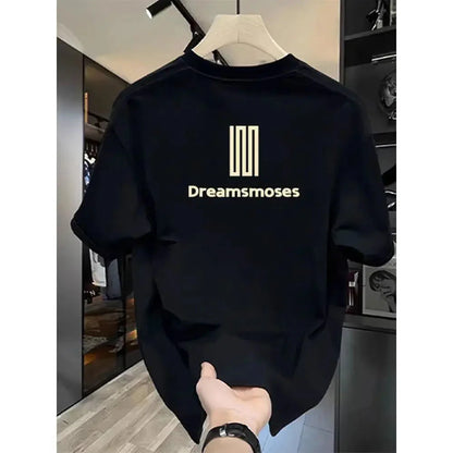 Fashion Paris Print T-shirt Men's Summer New 2025 New 100% Cotton Neck Short Short Sleeve Tee Gym Casual comfort Sports Top Men