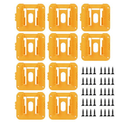 5/10PCS Battery Holder Stand for Dewalt 18V 20V Li-ion Battery,Wall Mount Battery Dock Storage Rack for Dewalt DCB182 DCB203