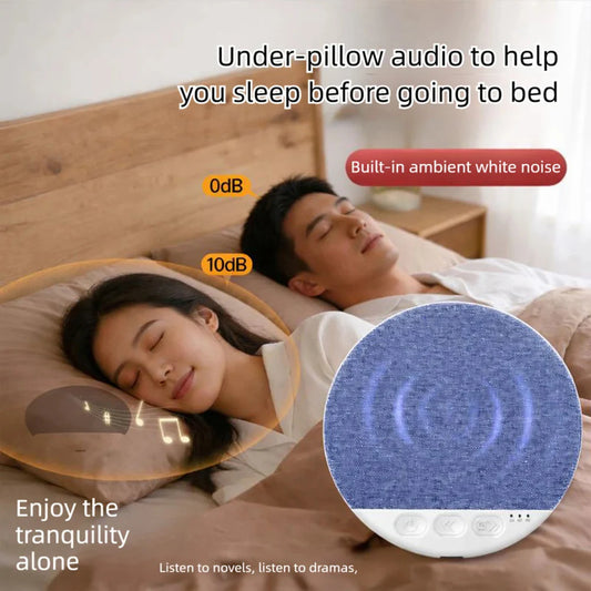 Mini Sleeping Bluetooth Speaker Nature Sound White Noise Soundbar Wireless MP3 Music Player Ultra Thin Timed Shutdown Audio Pla