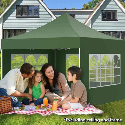 3x2m Waterproof Gazebo Awning Sunshade - Durable Oxford Sun Shade Sail for Camping & Garden