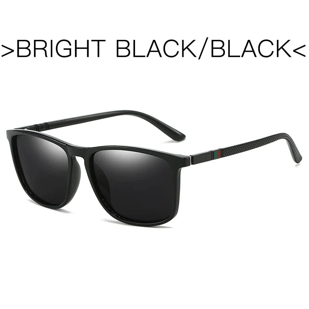 Sports Sunglasses for Men Polarized Comfortable Wear Square Sun Glasses Male Light Weight Eyewear Accessory with Origina UV400