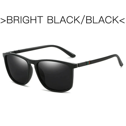 Sports Sunglasses for Men Polarized Comfortable Wear Square Sun Glasses Male Light Weight Eyewear Accessory with Origina UV400