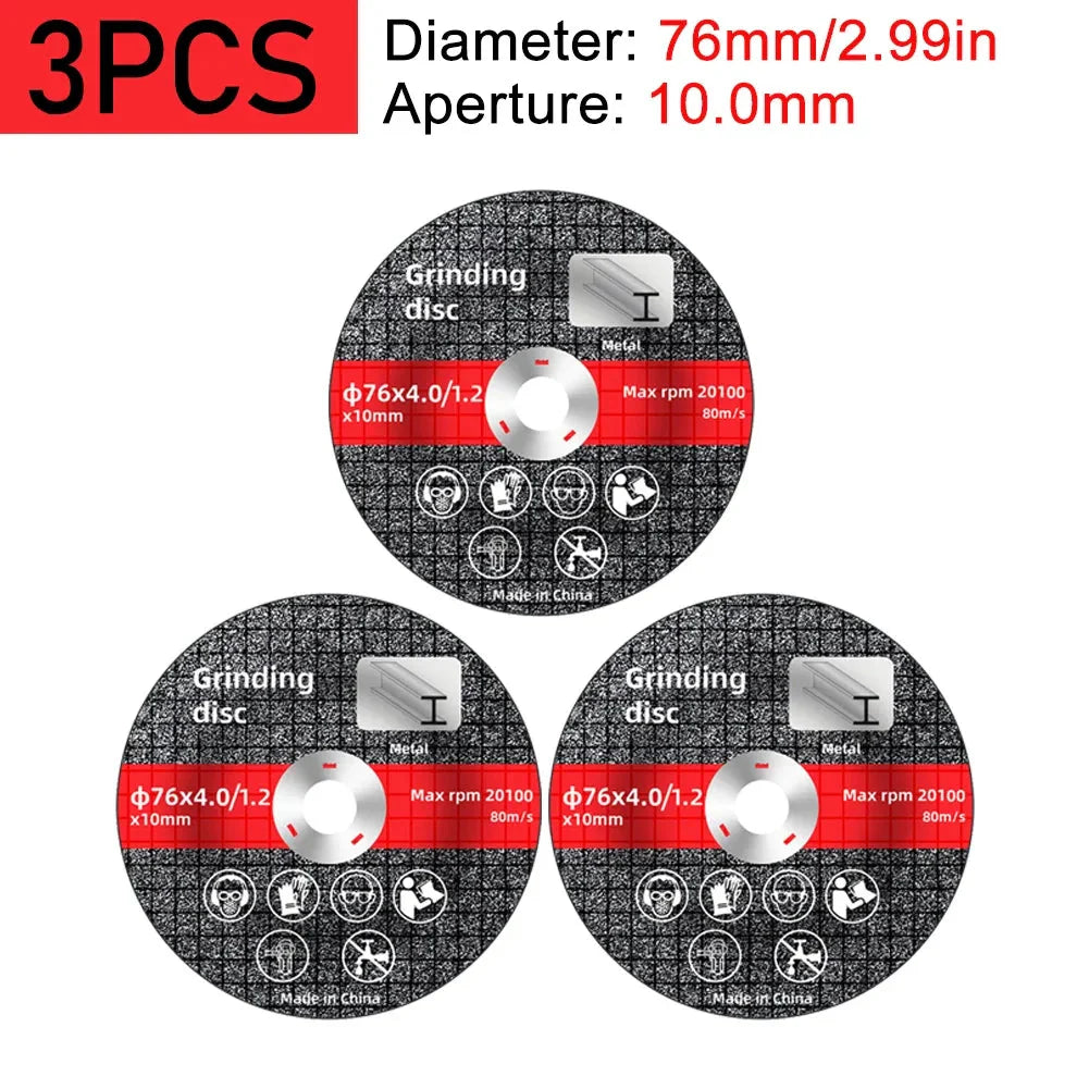 1-20PCS 76mm Saw Blade Electric Grinding Cutting Disc Rotary Tool Metal Cutter Power Wood Cutting Electric Grinder Accessories