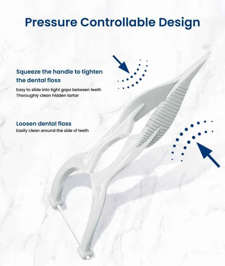 Oral B Flosser Glide Floss Picks Dental Toothpicks Gum Care Teeth Cleaning Sticks Y-shaped 3D Floss Toothpicks 90 pcs