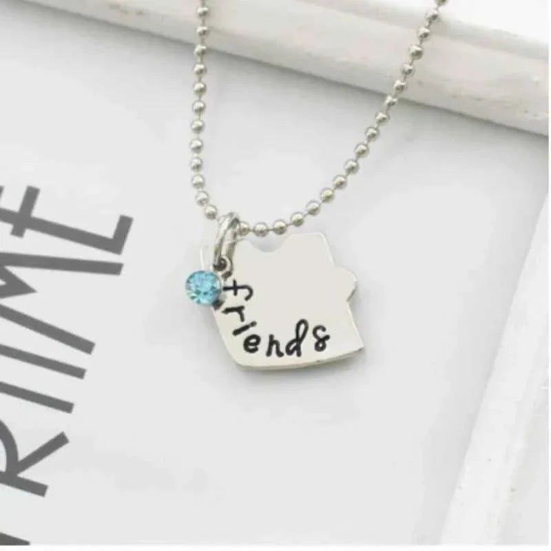 3 piece best friend necklace Women Necklac Chain 3 Piece Set Best Friend Friendship Pendant Bff Matching Necklace Jewelry