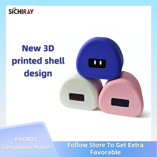 PAOBOT Intelligence Robot Companion Emo Robot Pets Interactive Smart Robot Toy Mini Desktop Robot Electronic Tamagotchi