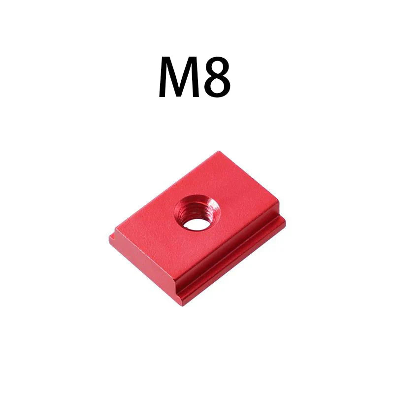 Table Saw Miter Bar Slider Gauge Rod T Slot Miter Track M6/M8T Screw Fixture Slot Aluminum Alloy for DIY Woodworking Router