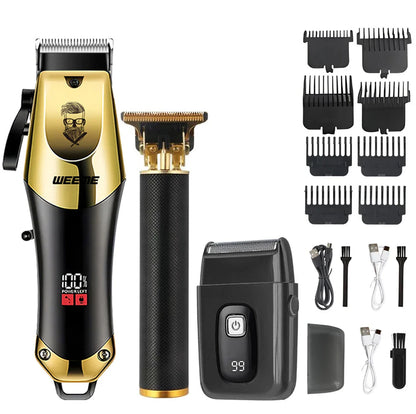 Adjustable Hair Trimmer T9 Vintage Hair Clipper Electric Beard Trimmer Hair Length Adjustable Haircut Machine Kit Boyfriend Gift