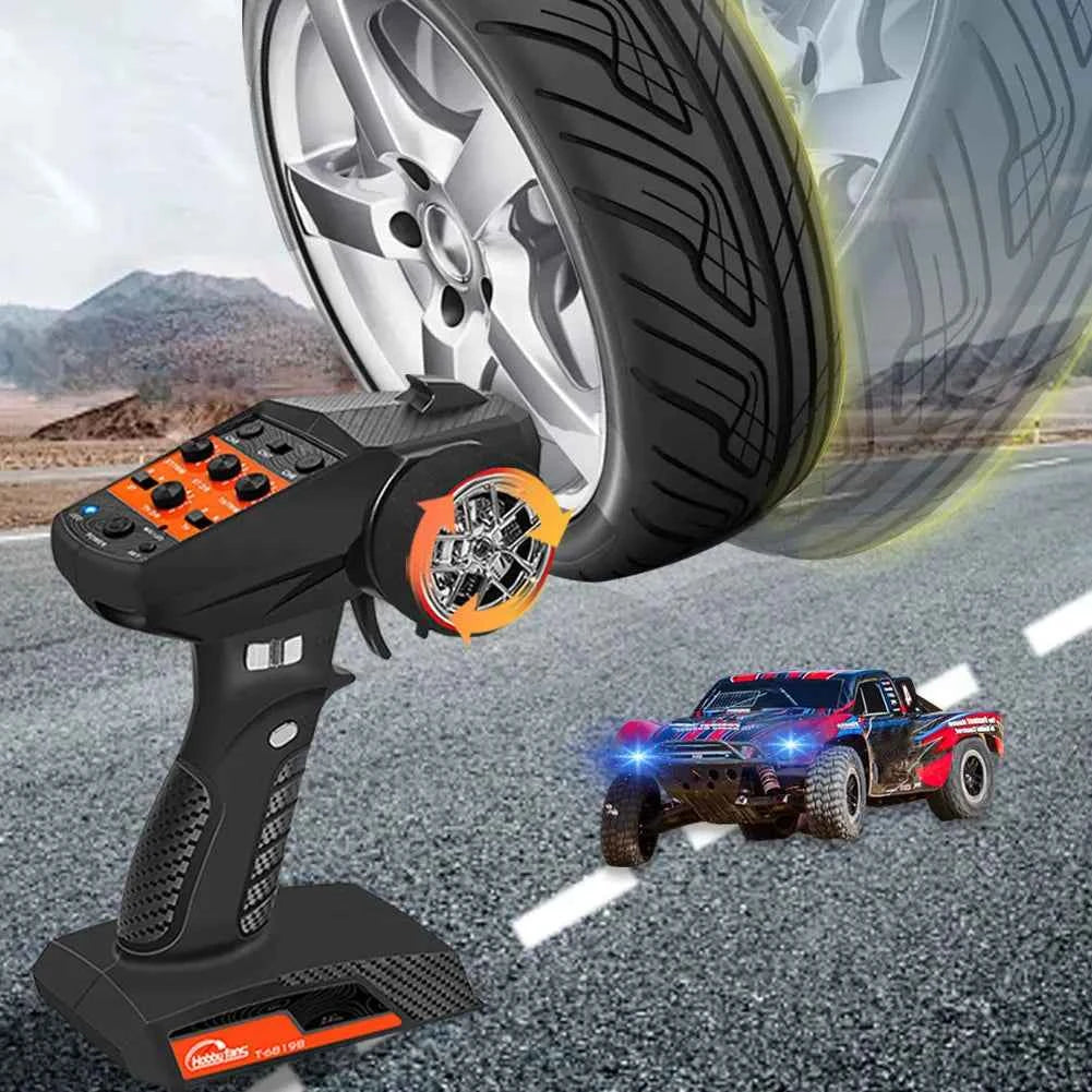 7 Channels 2.4G RC Transmitter and Receiver Anti-Jamming Remote Controller RC Controller for RC Car RC Crawler RC Boat