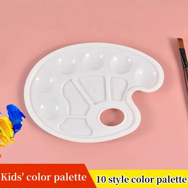 Oval palette art supplies diy painting graffiti supplies palette wholesale