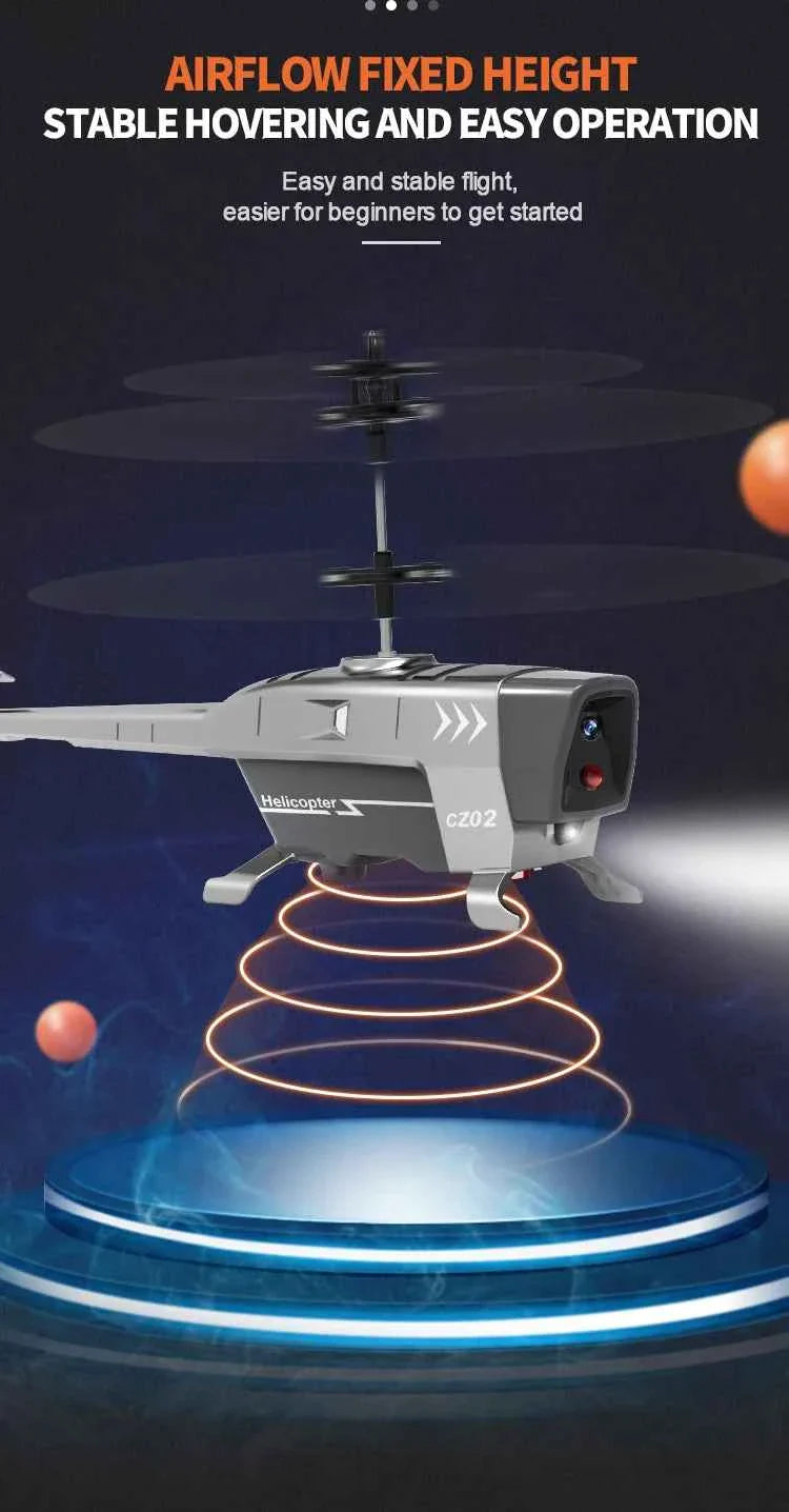 Rc Helicopter 3.5Ch 2.5Ch Rc Plane 2.4G Rc Helicopters for Adults Obstacle Avoidance Electric Airplane Induction Flying Toys