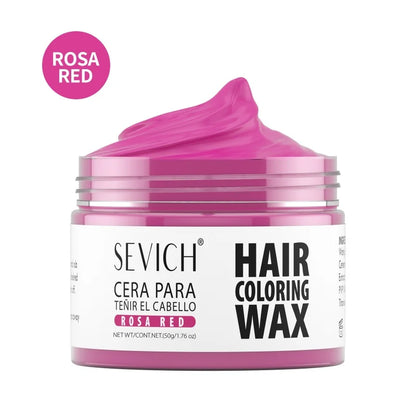 SEVICH Hair Colour Wax Temporary DIY Hair Coloring Wax One-Time Long Lasting Hair Dye Mud Cream Christmas Hair Styling Products