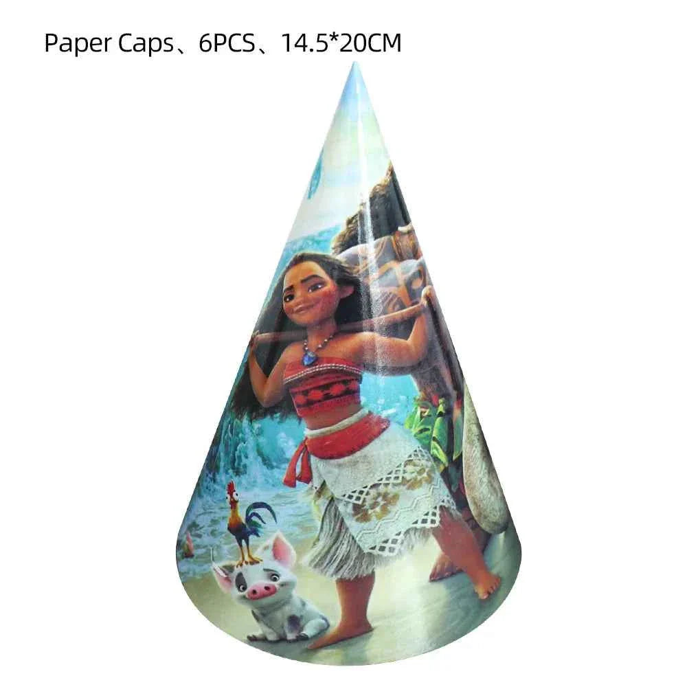 Moana Party Decorations Balloons Set Tableware Napkins Cups Plates Backdrop Kit Disney Vaiana Theme Happy Birthday Deco Supplies