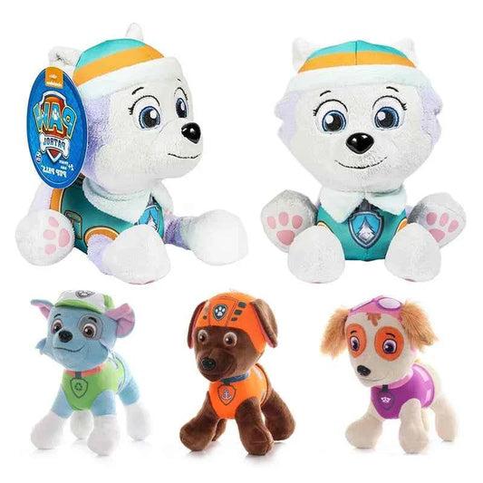 Paw Patrol Plush Toy Action Figure Ryder Marshal Zuma Everest Cartoon Model Two postures Plush Toy Children's Birthday Party Gif