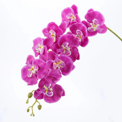1Pcs Butterfly Orchid Artificial Flowers Orchid Phalaenopsis Fake Flowers Party Home Decor Garden Wedding Decoration Accessories