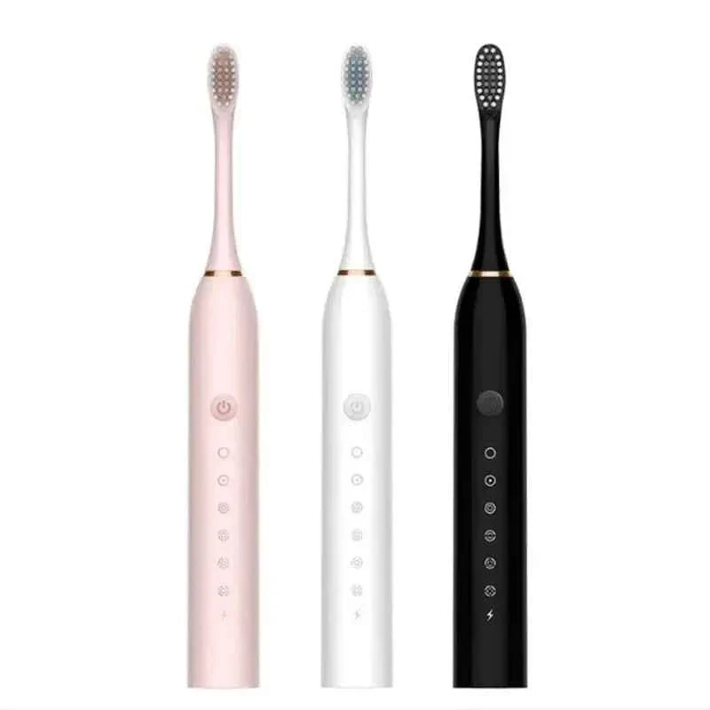 Sonic Electric Toothbrush for Adults IPX7 Waterproof DuPont Brush Head USB Rechargeable High Frequency Cleaning 6 Cleaning Modes