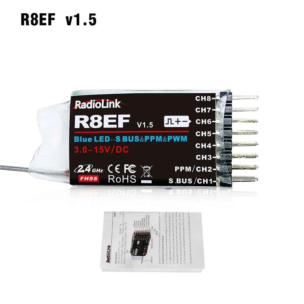 RadioLink RC Receiver R8FGH R8FG R8EF R8FM R8SM R8XM R7FG R6F R4FGM 2.4G Receiver for RC Transmitter RC8X/T8FB/T8S/RC6GS/RC4GS