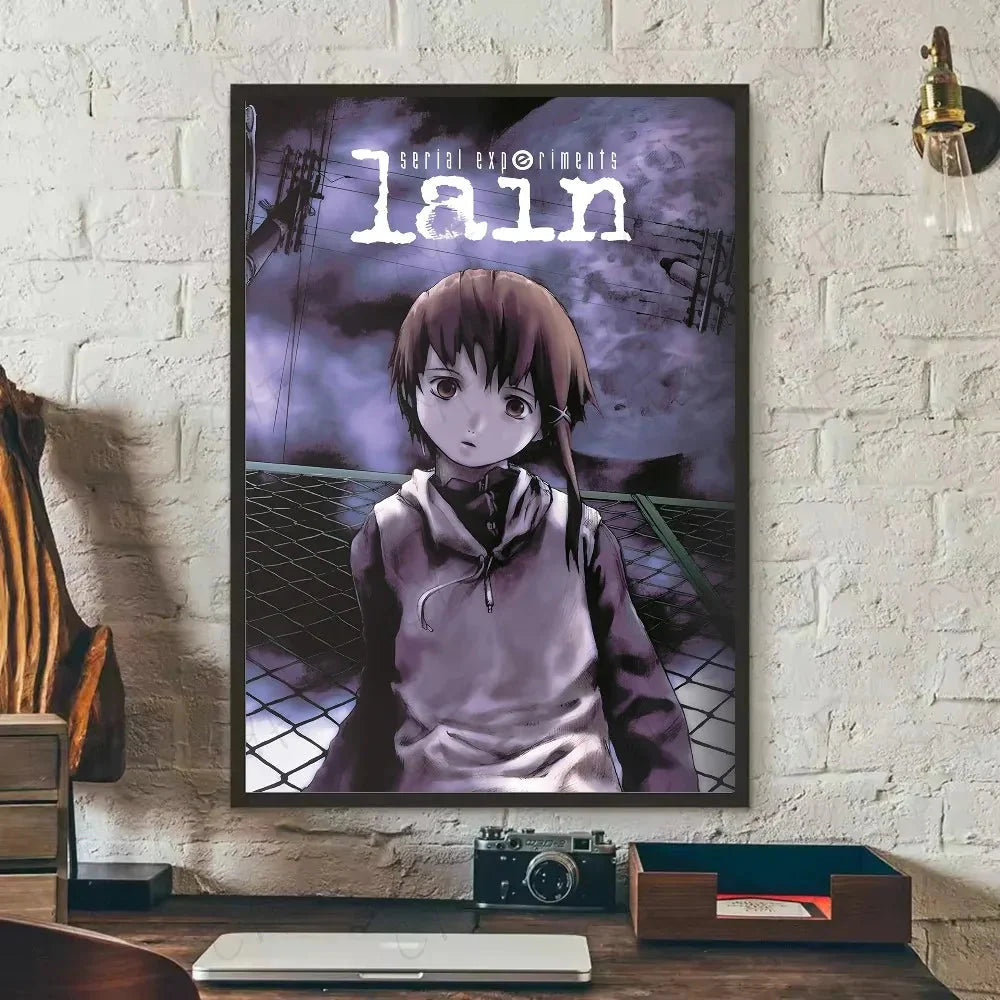 Painting By Numbers for Adult  S-Serial Experiments L-Lain Anime Cute Oil Paint By Number Home Decor
