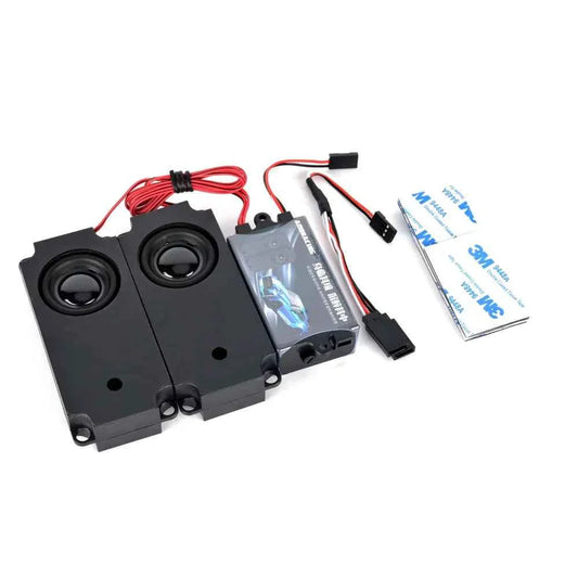RC Car 2nd Generation Motor Sound Simulator Set Remote Control Car 10 Effect Sound Engine Simulation Module Speakers 2