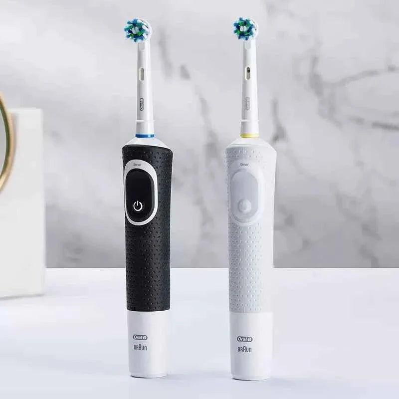 Oral B D100 2D Vitality Electric Toothbrush Timer 7600Rpm Cross Action Deep Cleaning and Whitening Teeth Tooth Brush