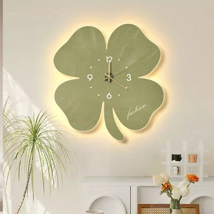 Light Decorative Clock Hanging Restaurant Simple Creative Crystal Porcelain Wall Hanging Clock Quiet Room Clock