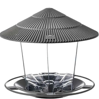 Bird Feeder Automatic Hanging Outdoor Garden Gazebo  Bird Feeding Container With Hang Rope House Decor Pet Supplies